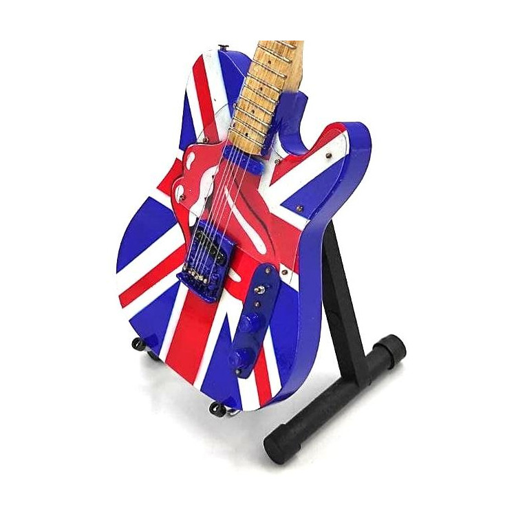 Minigitara Rolling Stones - Keith Richards - UK & Tongue, mierka 1:4, MGT-2301B