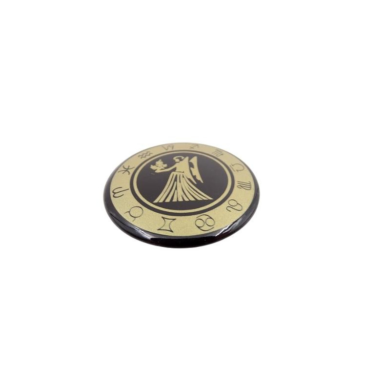 Panna - znamenie zverokruhu - magnet. priemer 6 cm, smaltovaný kov