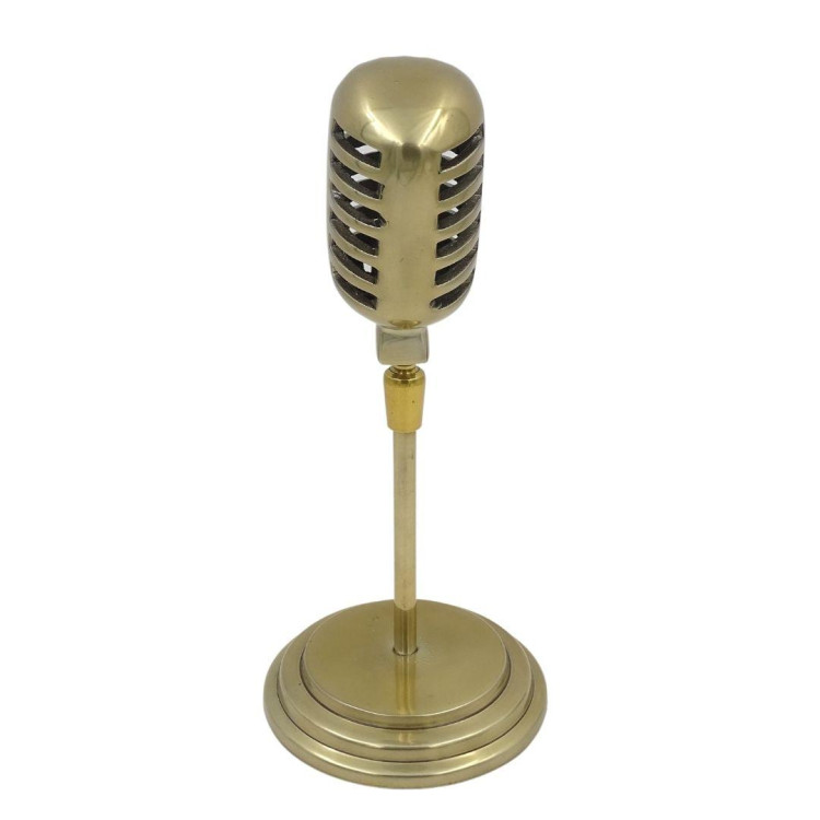 Soška retro mikrofónu - 92715B