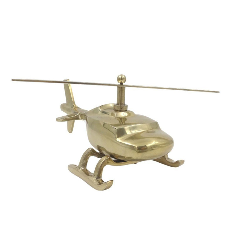 Kovový model vrtuľníka - darček pre fanúšika letectva - N-2962