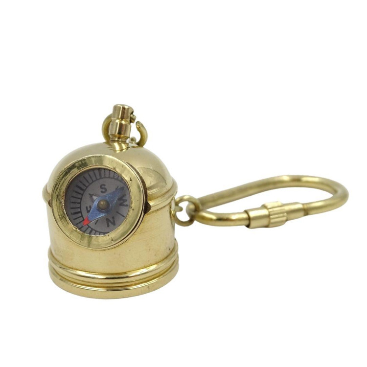 Kľúčenka - potápačská prilba s kompasom - NC1131
