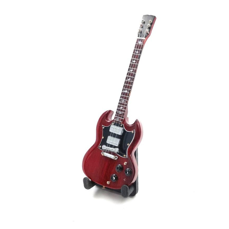 15 cm mini gitara - BMG-008 v štýle Angus Young