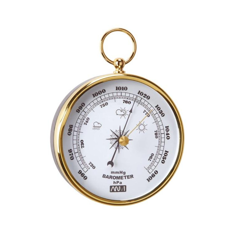 Mosadzný barometer, pr. 110 mm, 27,6245
