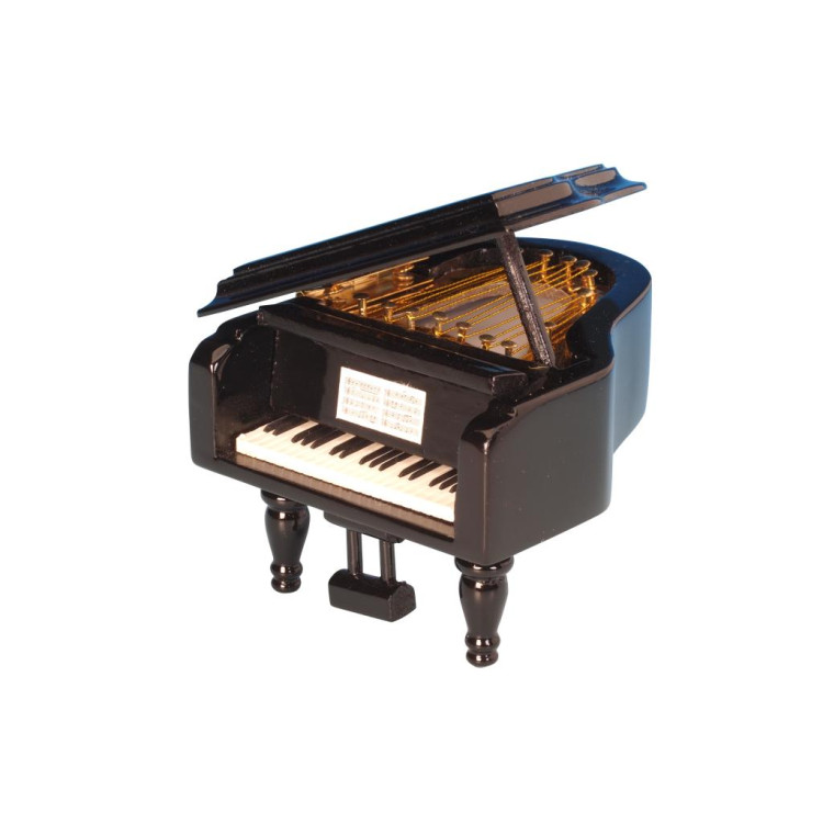 Hracia skrinka - čierny klavír 21009