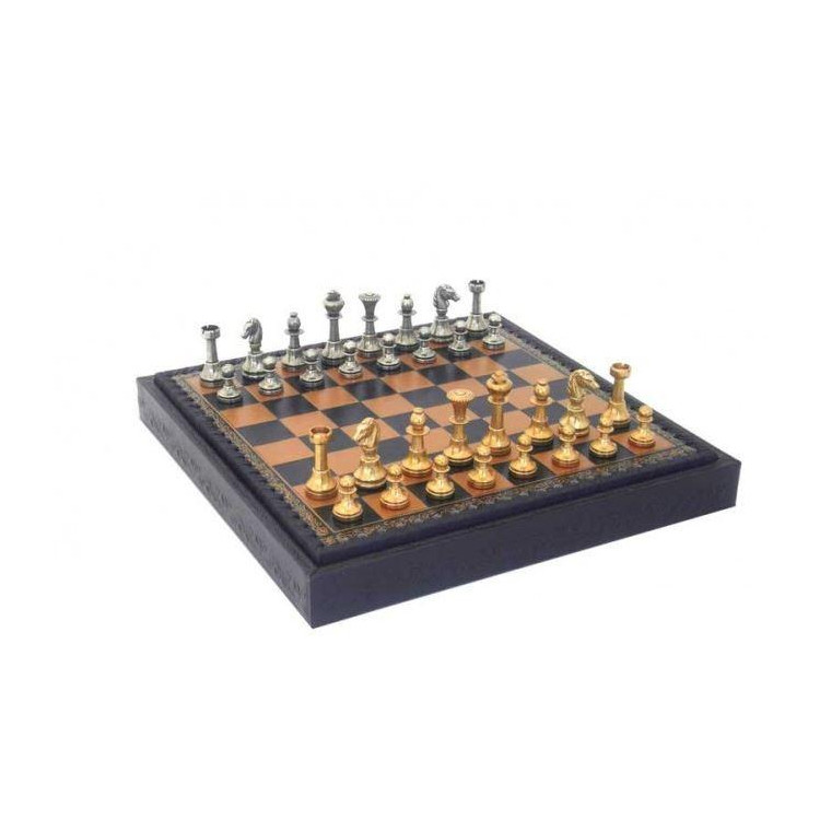 Exkluzívne mosadzné šachy Italfama 28x28 cm - N001