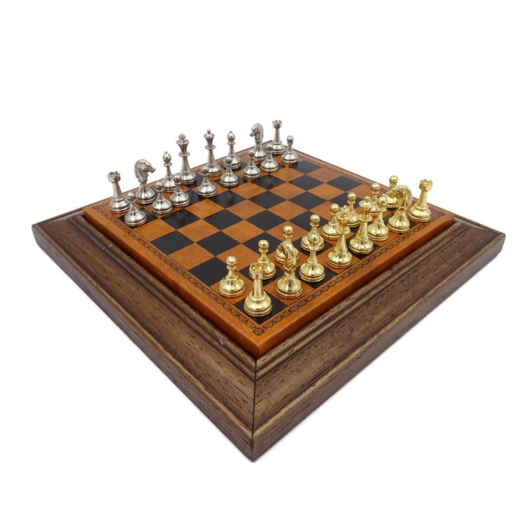 Exkluzívne kovové magnetické šachy Italfama 18x18 cm - N300