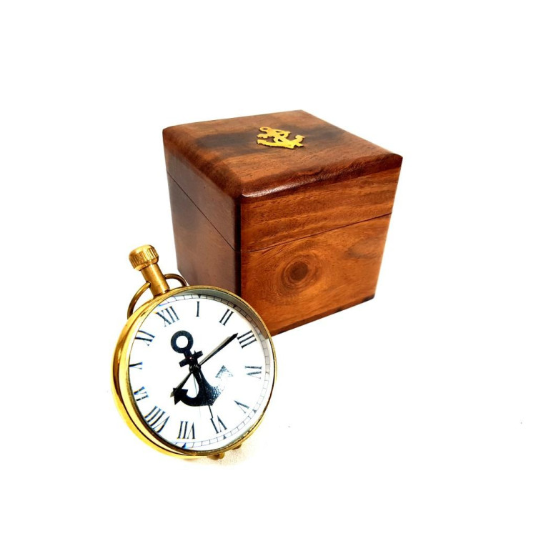 Námorné hodiny v drevenej krabičke NI406A / 1