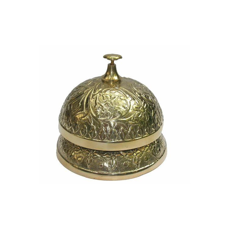Mosadzný gong - hotelový zvonček N-490