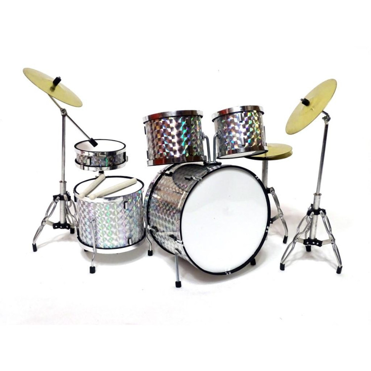 Mini bubny strieborný chróm MDR-0039; mierka 1:5