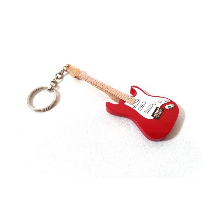 Kľúčenka - gitara Dire Straits - Mark Knopfler, mahagón, EGK-0474