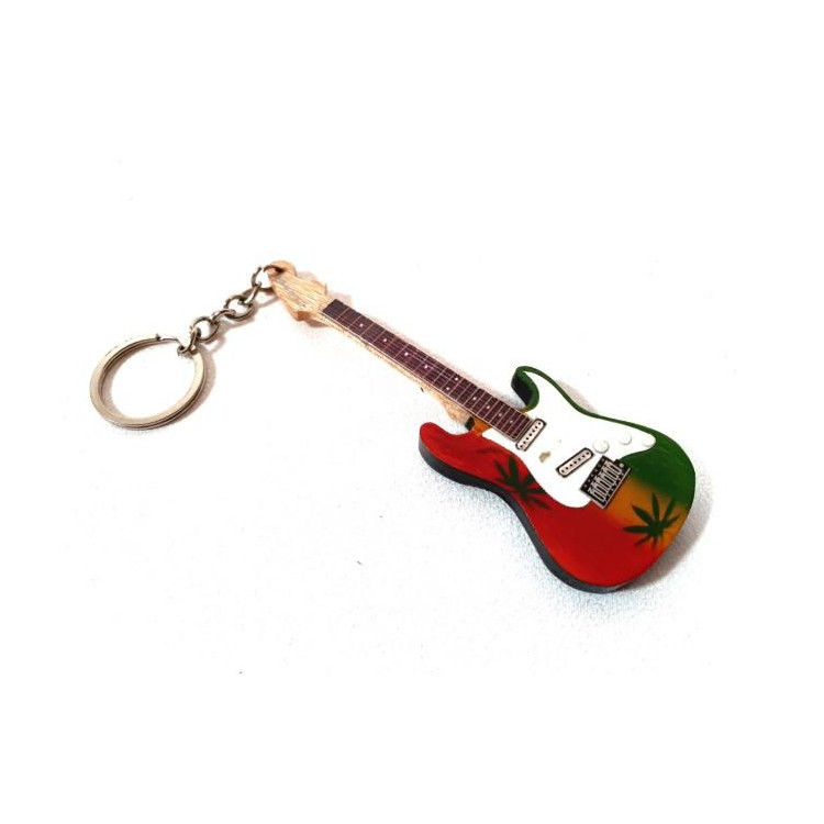 Kľúčenka - Bob Marley gitara, mahagón, EGK-0641