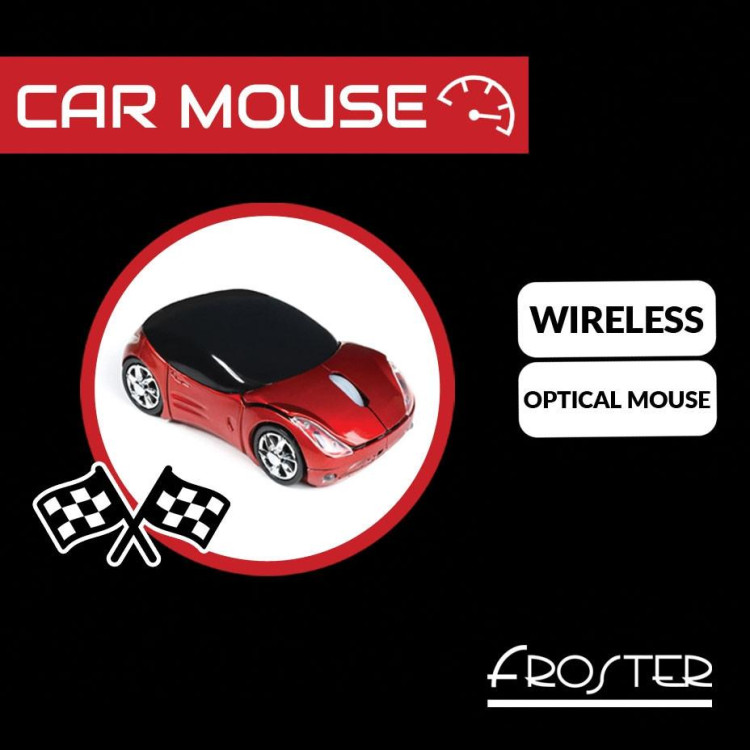 Myš v tvare auta - Bezdrôtová