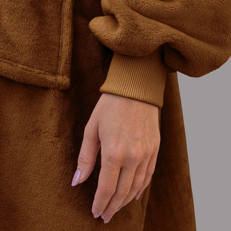 Bluzair - Mikinová deka - farba Camel