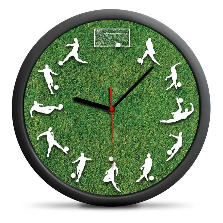 Futbalové hodiny - tichý mechanizmus