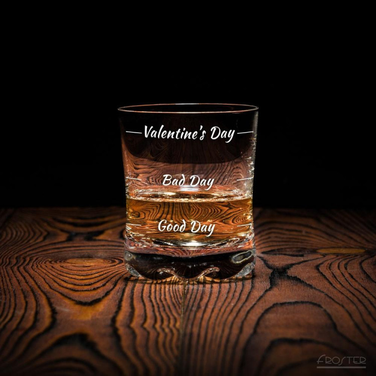 Pohár na whisky Valentine’s Day