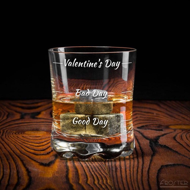 Pohár na whisky Valentine’s Day