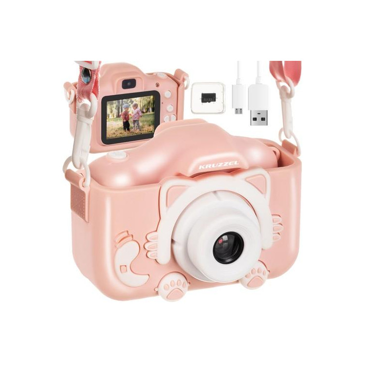 Digitálny fotoaparát Kruzzel AC22296 ružový