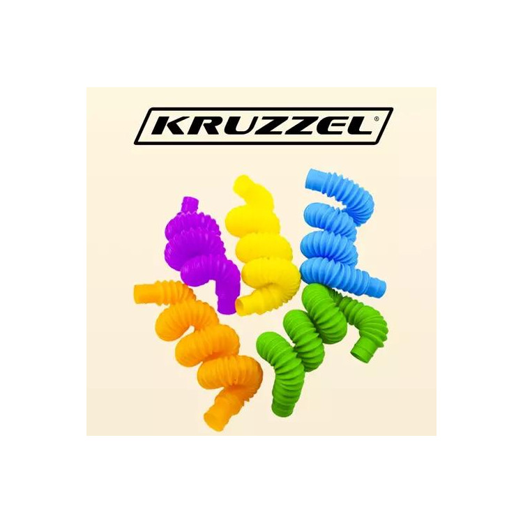 Senzorické trubice/rúrky Kruzzel 19739 - sada 10 ks