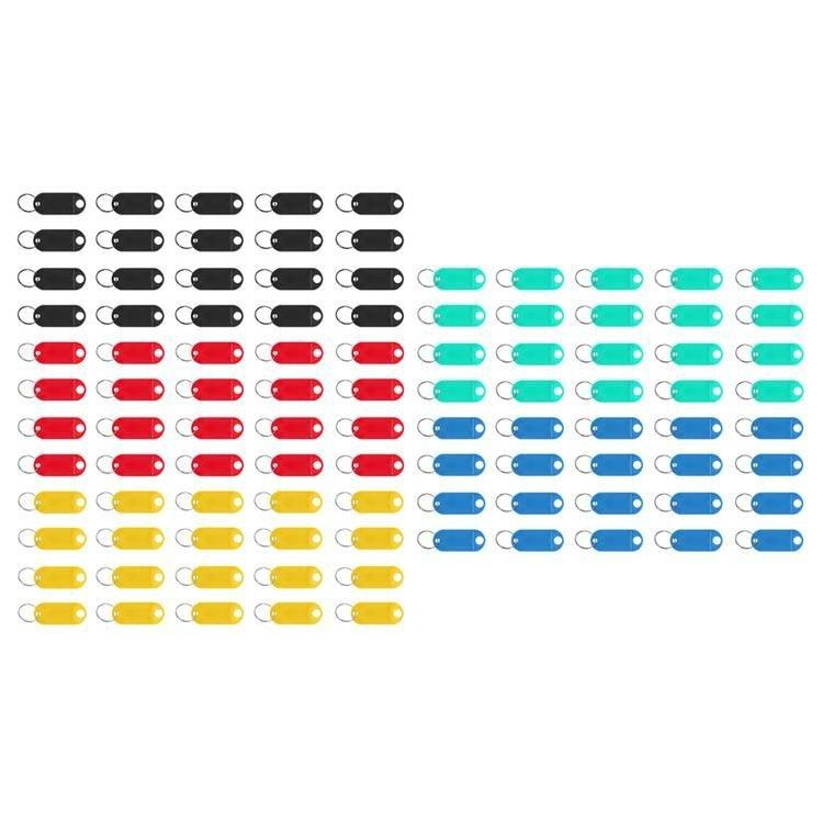 100-dielna sada farebných kľúčeniek