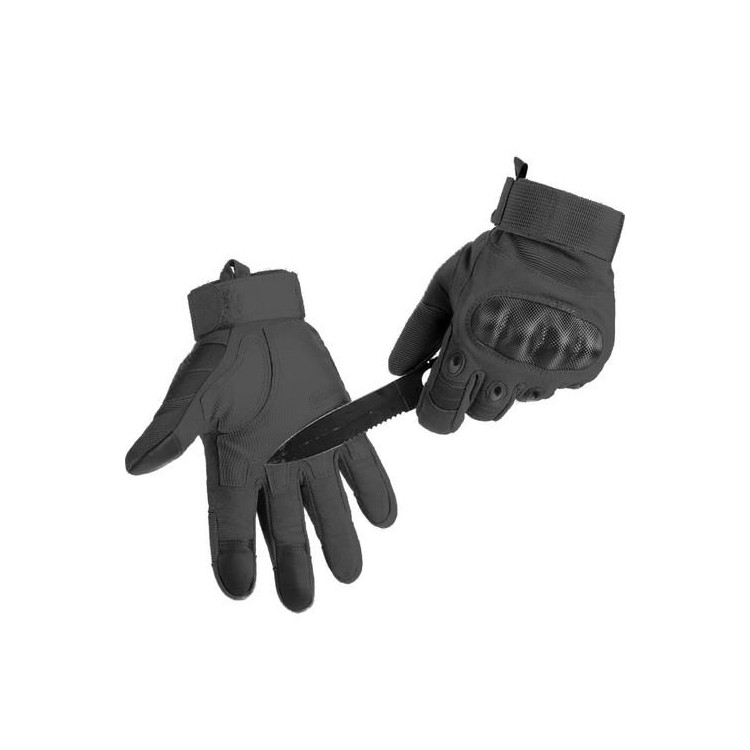 Čierne taktické rukavice veľ. L Trizand 21769