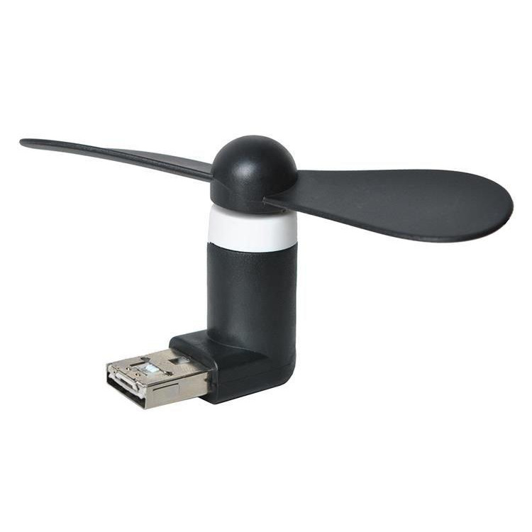 USB ventilátor čierny