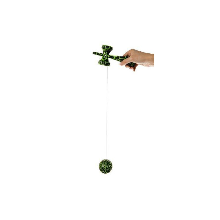 Drevená arkádová hra Kendama - zelená