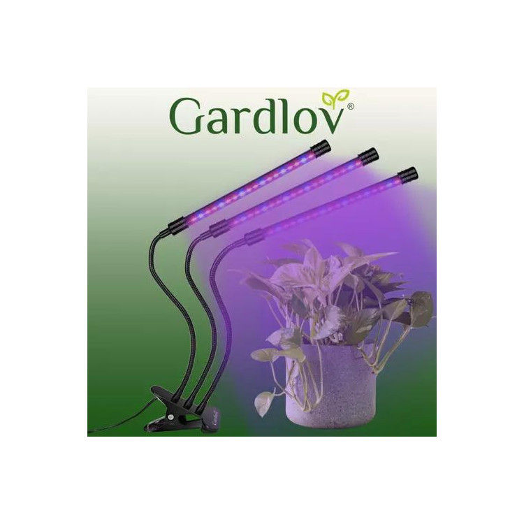 LED lampa na rast rastlín - 20 diód, sada 3 ks Gardlov 19242