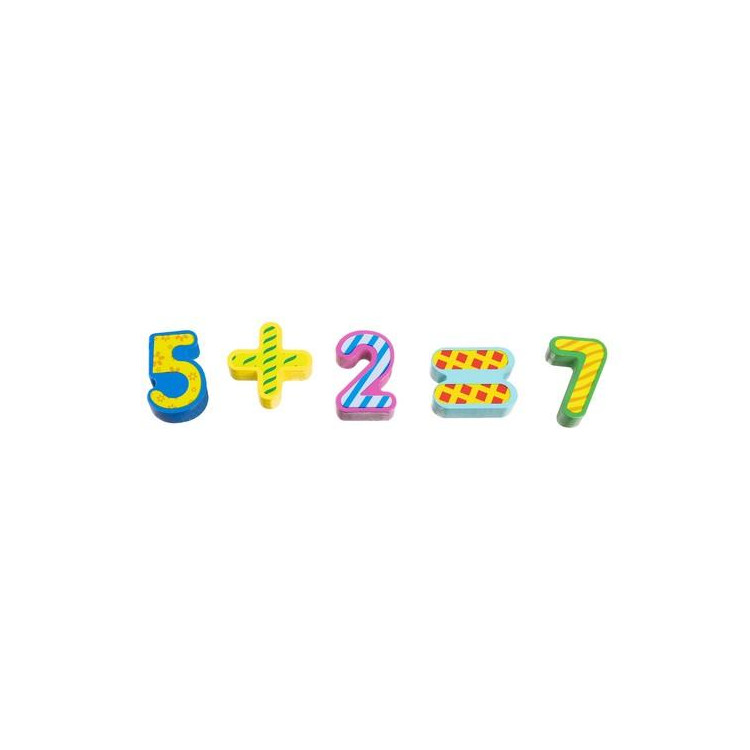Drevená vkladačka pre deti Kruzzel 22607 - ovocie, čísla, krúžky