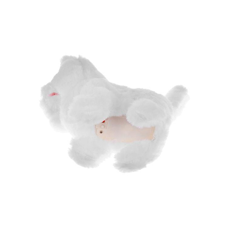 Interaktívne chodiace mačiatko Kruzzel 22614 biele